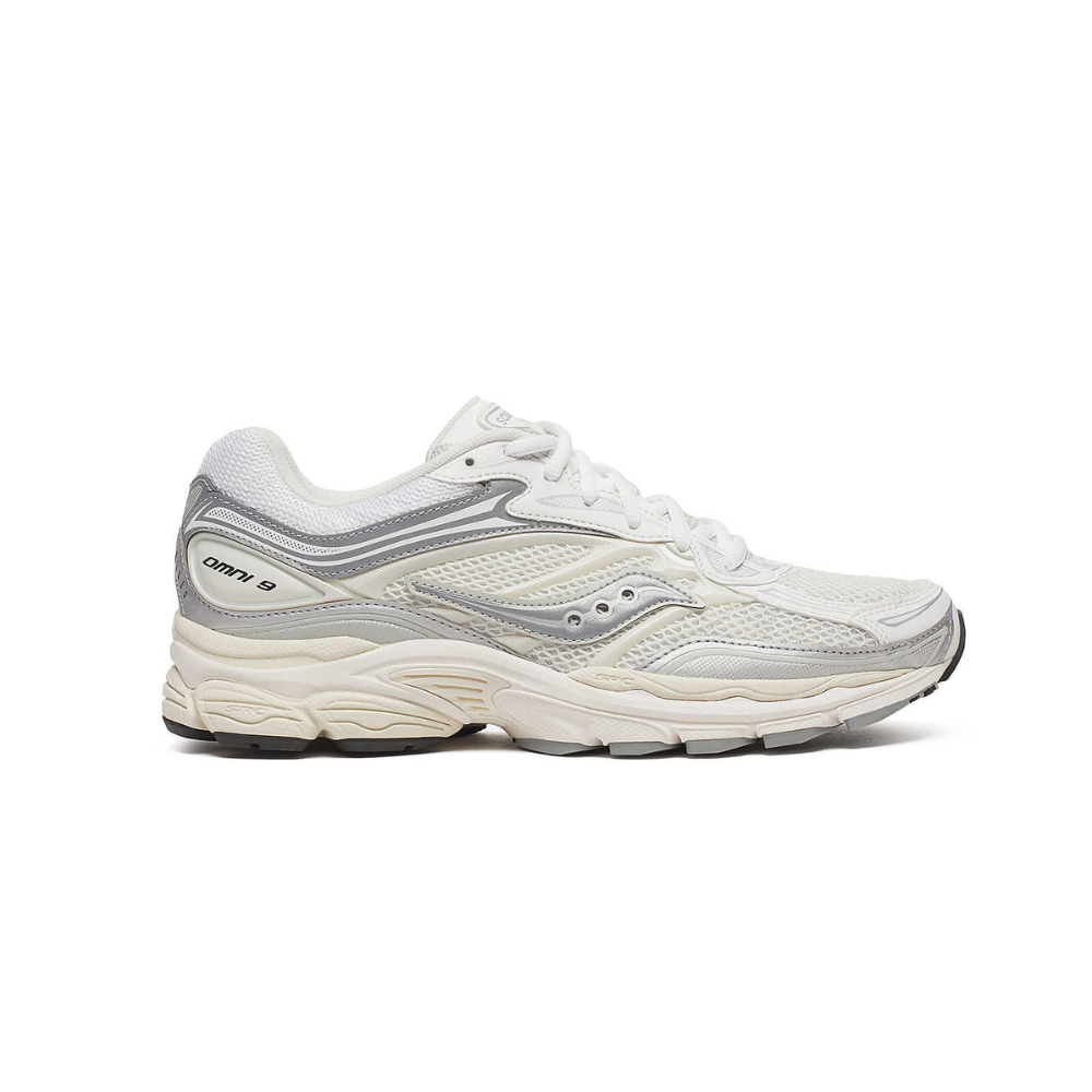 SAUCONY PROGRIDE OMNI 9 WHITE/SILVER
